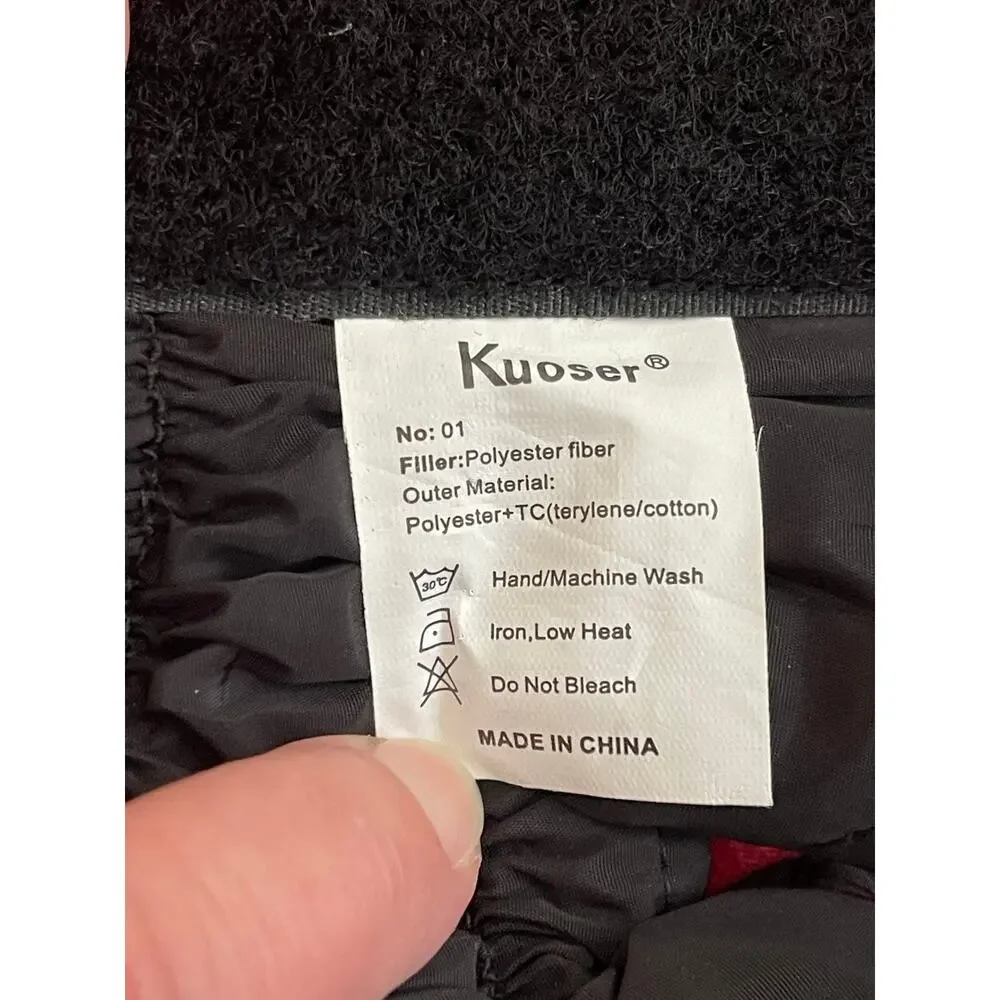 Kuoser Dog Winter Coat, Reversible Dog Jacket, British Style XS
